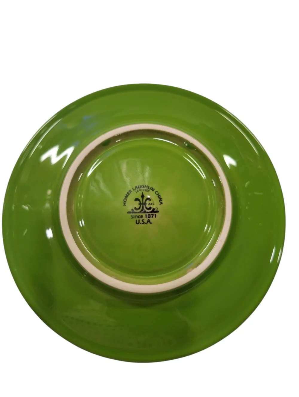 FiestaWare Shamrock Jumbo Mug & Saucer Set Green Oversized Coffee Cup HLC USA
